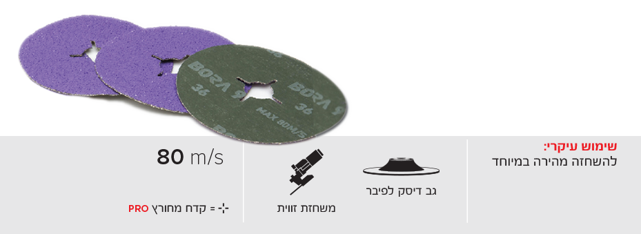 דיסק פיבר קרמי